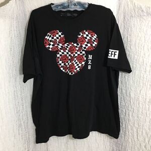 NEFF Mickey Mouse Rose Tee Size XXL
